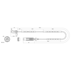 Alternative view of ABS SENSOR REAR