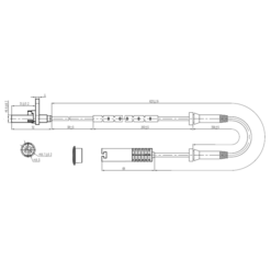 Alternative view of ABS SENSOR FRONT