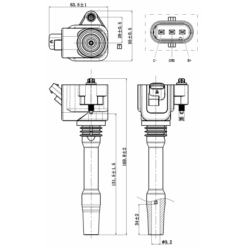 Alternative view of IGNITION COIL