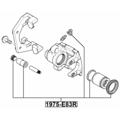 Alternative view of REAR BRAKE CALIPER REPAIR KIT (SET FOR ONE SIDE)