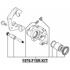 Alternative view of REPAIR KIT, REAR CALIPER PISTON D44