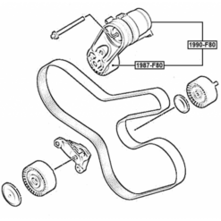 Alternative view of TENSION PULLEY