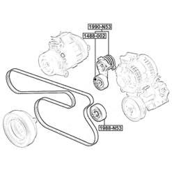 Alternative view of PULLEY IDLER