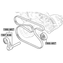 Alternative view of BELT TENSIONER