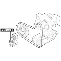 Alternative view of BELT TENSIONER