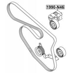 Alternative view of BELT TENSIONER