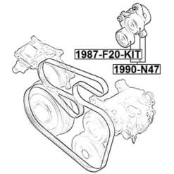 Alternative view of BELT TENSIONER