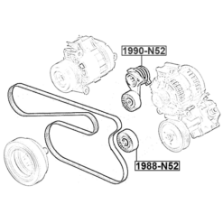 Alternative view of BELT TENSIONER