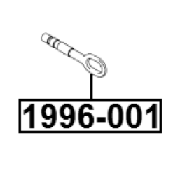 Alternative view of TOW HOOK