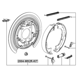 Alternative view of BRAKE SHOE FITTING KIT