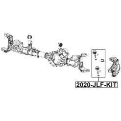 Alternative view of BALL JOINT FRONT STEERING KNUCKLE REPAIR KIT (SET FOR ONE SIDE)