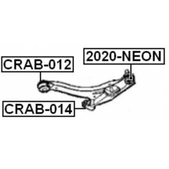 Alternative view of BALL JOINT FRONT LOWER ARM
