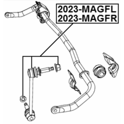 Alternative view of FRONT RIGHT STABILIZER LINK / SWAY BAR LINK