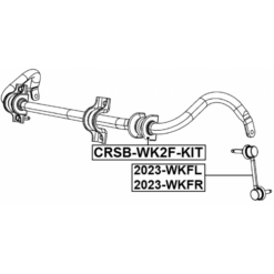 Alternative view of FRONT RIGHT STABILIZER LINK / SWAY BAR LINK