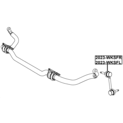 Alternative view of FRONT LEFT STABILIZER LINK / SWAY BAR LINK