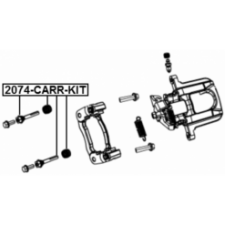 Alternative view of REAR CALIPER SLIDE PIN KIT