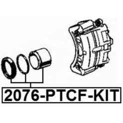 Alternative view of REPAIR KIT, FRONT CALIPER PISTON D57.1