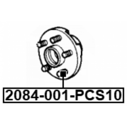 Alternative view of WHEEL STUD PCS 10