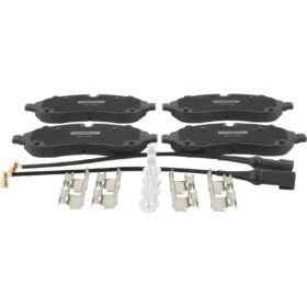 PAD KIT, DISC BRAKE, FRONT (WITH WEAR SENSOR, WITH BRACKETS)