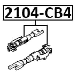 Alternative view of REAR BRAKE SHOE ADJUSTER KIT (SET FOR TWO SIDES)