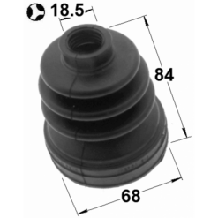 Alternative view of BOOT INNER CV JOINT KIT 68X84X18.5