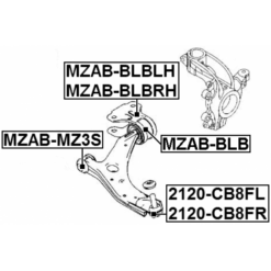 Alternative view of FRONT LOWER BALL JOINT RIGHT