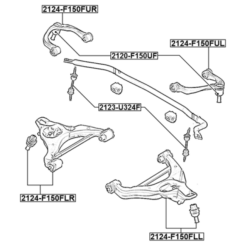 Alternative view of BALL JOINT FRONT UPPER ARM