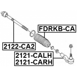 Alternative view of STEERING TIE ROD