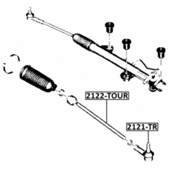Alternative view of STEERING TIE ROD