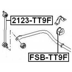 Alternative view of FRONT STABILIZER LINK / SWAY BAR LINK