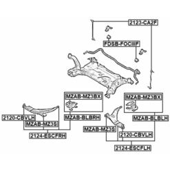 Alternative view of LEFT FRONT ARM