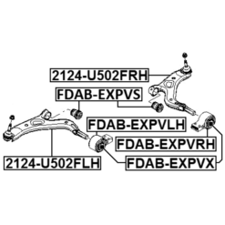 Alternative view of LEFT FRONT ARM