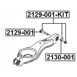 Alternative view of CAMBER ADJUSTING ECCENTRIC BOLT