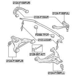 Alternative view of REPAIR KIT, CAMBER ADJUSTING ECCENTRIC BOLT (SET)