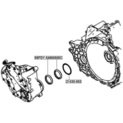 Alternative view of O-RING TRANSMISSION SHAFT 73.1X83.1X2.1