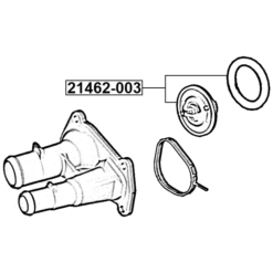 Alternative view of THERMOSTAT 82°C