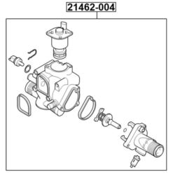 Alternative view of THERMOSTAT 83°C