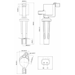 Alternative view of IGNITION COIL
