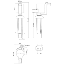Alternative view of IGNITION COIL
