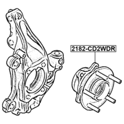 Alternative view of REAR WHEEL HUB