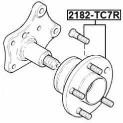 Alternative view of REAR WHEEL HUB