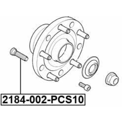 Alternative view of WHEEL STUD PCS10