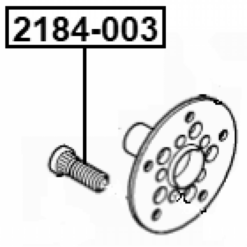 Alternative view of WHEEL STUD