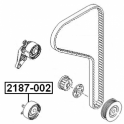 Alternative view of TIMING BELT TENSIONER PULLEY