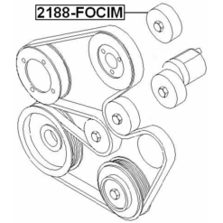 Alternative view of PULLEY IDLER