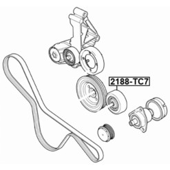 Alternative view of PULLEY IDLER KIT