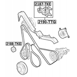 Alternative view of BELT TENSIONER