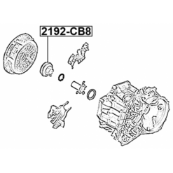 Alternative view of CLUTCH RELEASE BEARING