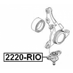 Alternative view of BALL JOINT FRONT STEERING KNUCKLE