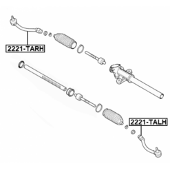 Alternative view of STEERING TIE ROD END RIGHT